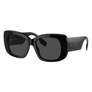 A0805Z New BURBERRY Black Square BE4410 3001/87 Sunglasses Women